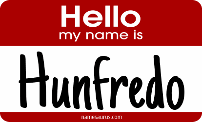 Hello my name is Hunfredo png download