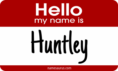 Hello my name is Huntley png download