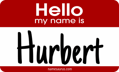 Hello my name is Hurbert png download