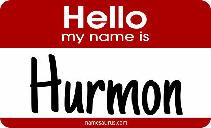 Hello my name is Hurmon png download
