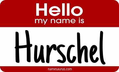 Hello my name is Hurschel png download