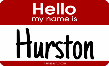 Hello my name is Hurston png download
