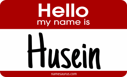 Hello my name is Husein png download