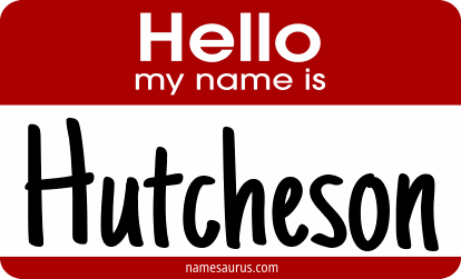 Hello my name is Hutcheson png download