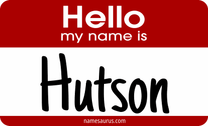 Hello my name is Hutson png download