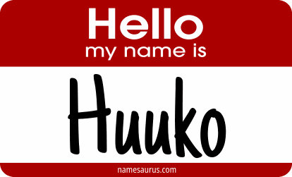 Hello my name is Huuko png download