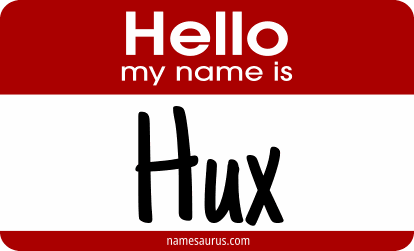Hello my name is Hux png download