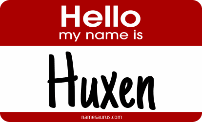 Hello my name is Huxen png download