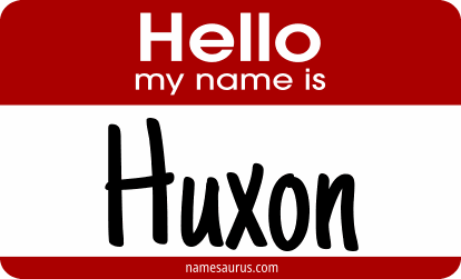 Hello my name is Huxon png download