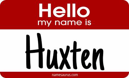 Hello my name is Huxten png download