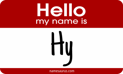 Hello my name is Hy png download