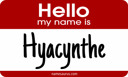 Hello my name is Hyacynthe png download
