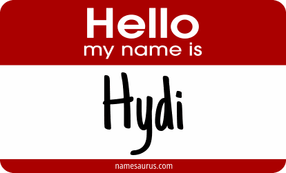 Hello my name is Hydi png download