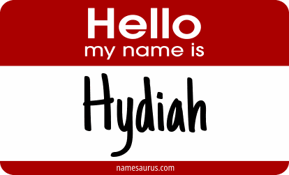 Hello my name is Hydiah png download