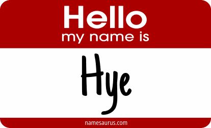 Hello my name is Hye png download
