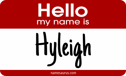 Hello my name is Hyleigh png download