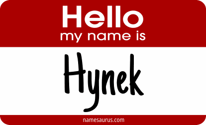 Hello my name is Hynek png download
