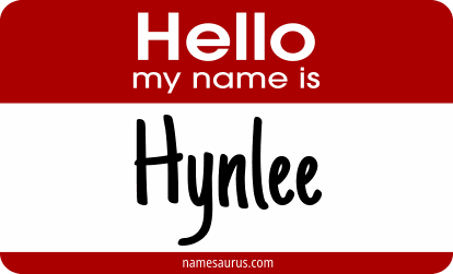 Hello my name is Hynlee png download