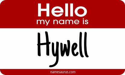 Hello my name is Hywell png download