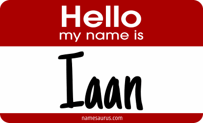 Hello my name is Iaan png download