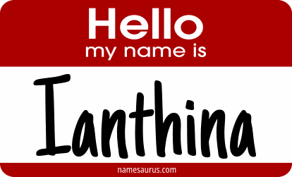Hello my name is Ianthina png download