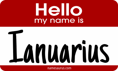 Hello my name is Ianuarius png download