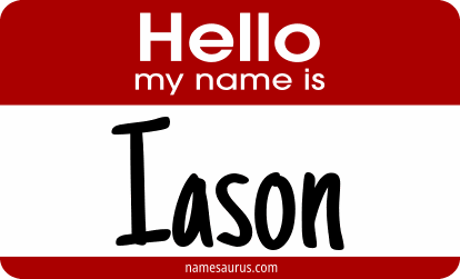 Hello my name is Iason png download