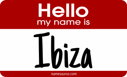 Hello my name is Ibiza png download