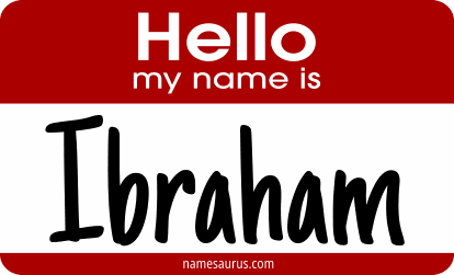 Hello my name is Ibraham png download