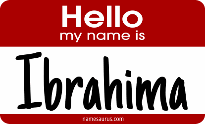 Hello my name is Ibrahima png download