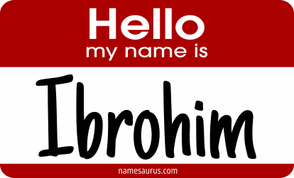 Hello my name is Ibrohim png download