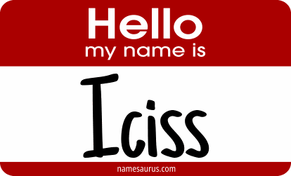 Hello my name is Iciss png download