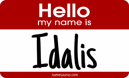 Hello my name is Idalis png download