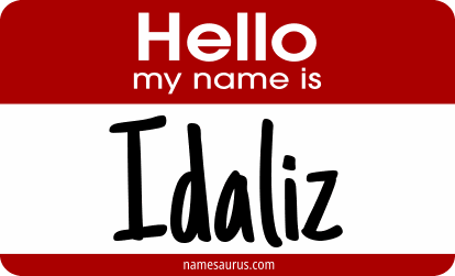 Hello my name is Idaliz png download