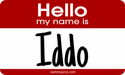 Hello my name is Iddo png download