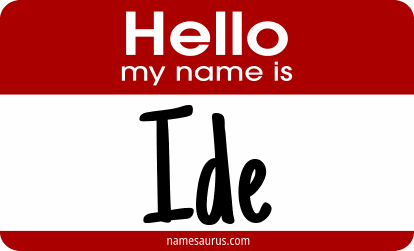 Hello my name is Ide png download