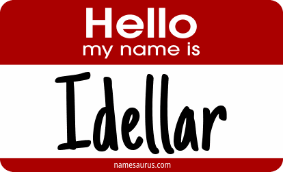 Hello my name is Idellar png download