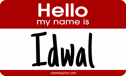Hello my name is Idwal png download