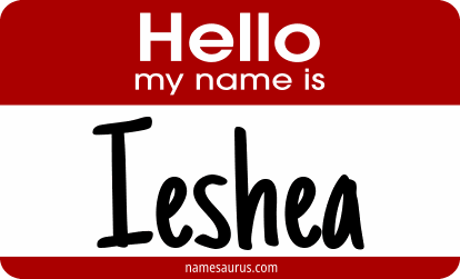 Hello my name is Ieshea png download