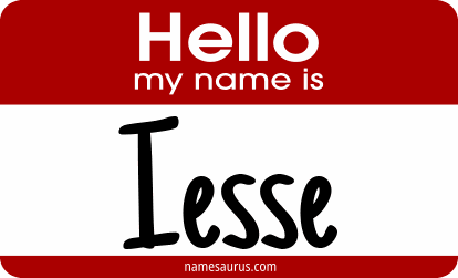 Hello my name is Iesse png download