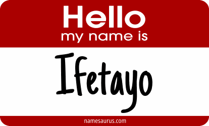 Hello my name is Ifetayo png download