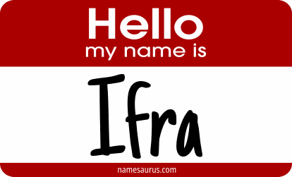 Hello my name is Ifra png download