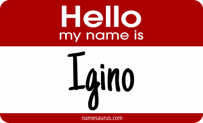 Hello my name is Igino png download