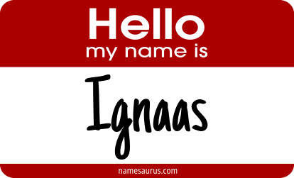 Hello my name is Ignaas png download