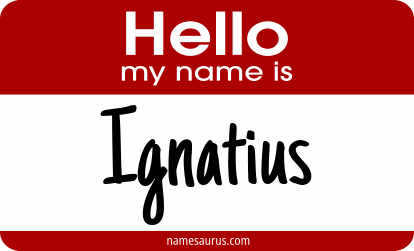 Hello my name is Ignatius png download
