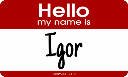 Hello my name is Igor png download
