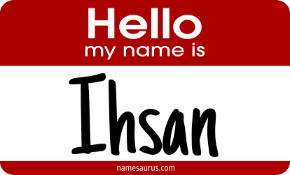 Hello my name is Ihsan png download