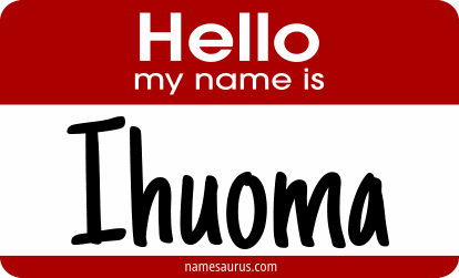 Hello my name is Ihuoma png download