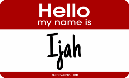 Hello my name is Ijah png download