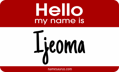 Hello my name is Ijeoma png download